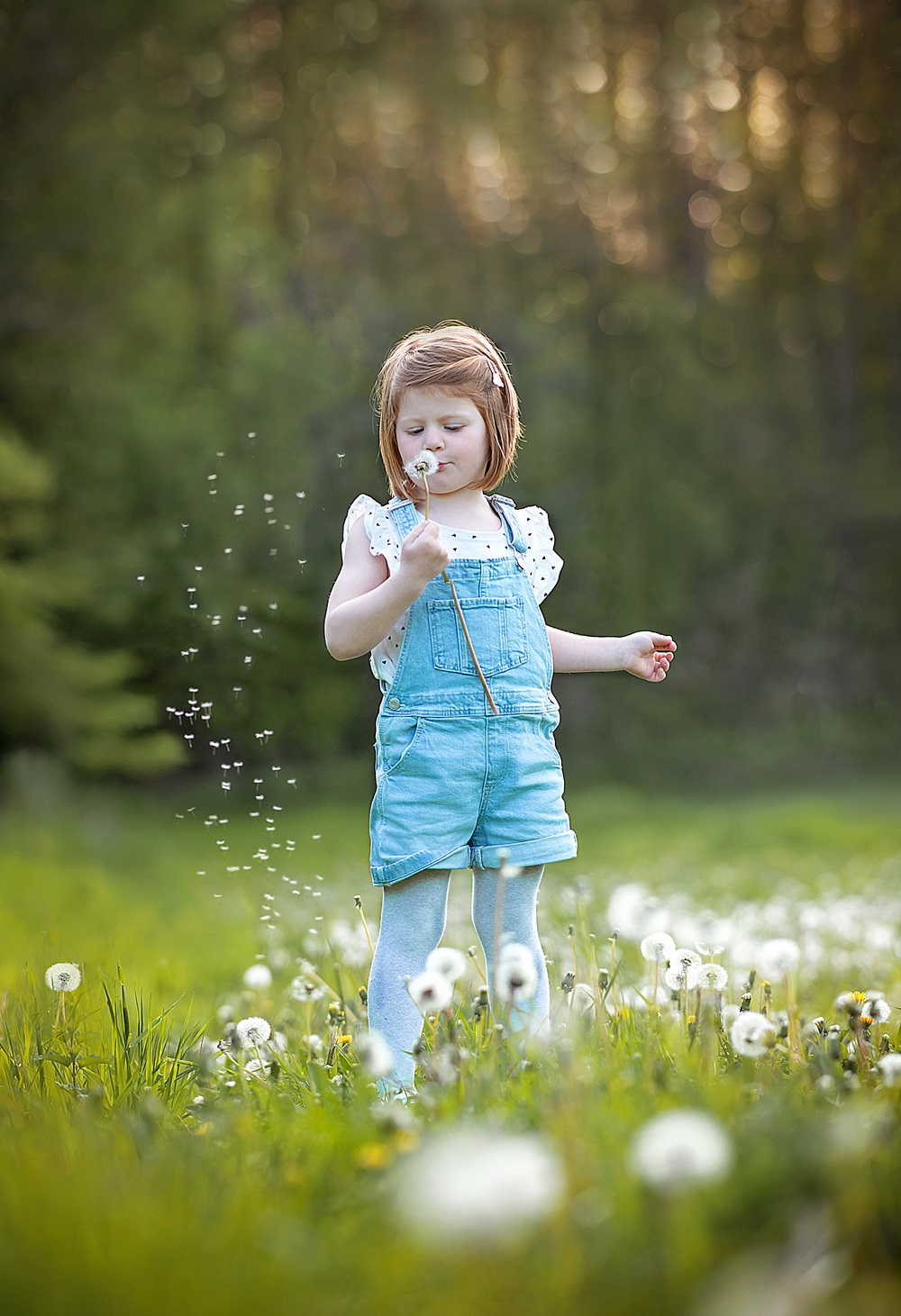 Kind mit Pusteblume